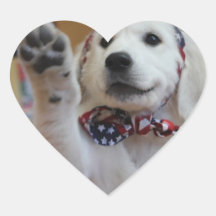 All American Puppy, the cutest Patriot Sticker