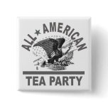 All American Tea Party Patriotic Button