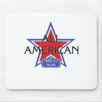All American Triplet Mom mousepads