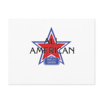 All American Triplet Sister postcards