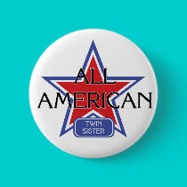 All American Twin Sister buttons by Scrappintwins All American Twin Sister buttons