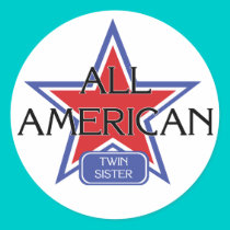 All American Twin Sister stickers by Scrappintwins All American Twin Sister stickers