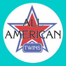 All American Twins stickers by Scrappintwins All American Twins stickers