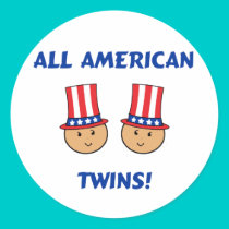 All American Twins stickers by Scrappintwins All American Twins stickers