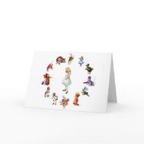 ALL AROUND ALICE GREETING CARD