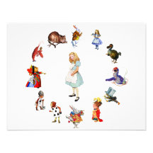 ALL AROUND ALICE CUSTOM INVITATION
