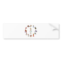 All Around Alice In Wonderland Bumper Stickers