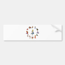 ALL AROUND ALICE IN WONDERLAND BUMPER STICKERS