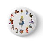 ALL AROUND ALICE IN WONDERLAND BUTTON