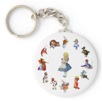 ALL AROUND ALICE IN WONDERLAND KEY CHAINS
