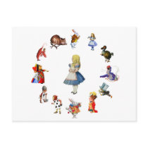 ALL AROUND ALICE IN WONDERLAND POST CARDS