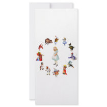 ALL AROUND ALICE CUSTOM RACK CARD