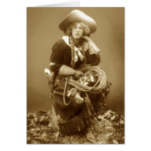 All-Around Cowgirl Greeting Card
