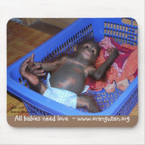 All Babies Need Love Mouse Mats