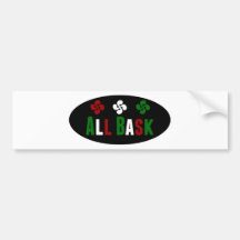 All Bask with the coix Bumper Stickers