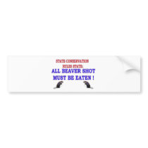 ALL BEAVERS BUMPER STICKERS