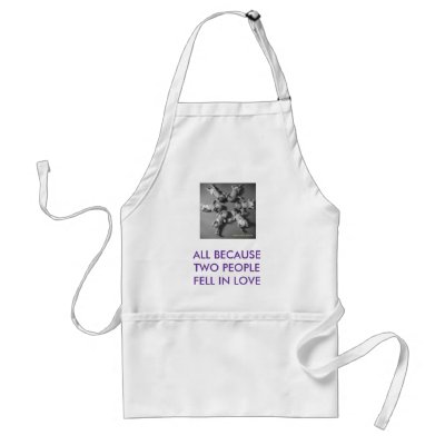 ALL BECAUSE TWO PEOPLE FELL IN LOVE APRON by savannahb1995