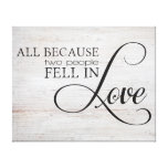 All Because Two People Fell In Love Stretched Canvas Prints