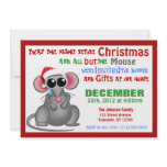 All but the Mouse - Christmas Dinner Invitations