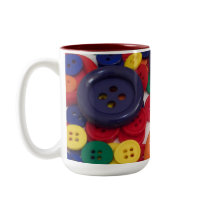 All Buttoned Up Mug by estjohn All Buttoned Up Mug