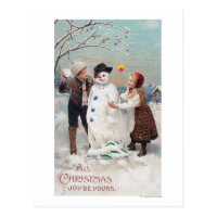 All Christmas Joy Be Yours Postcard
