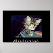 All Cool Cats Read. Posters