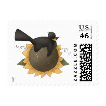 All dem Blessings · Crow & Sunflower postage by CSCountryCuties All dem Blessings · Crow & Sunflower postage