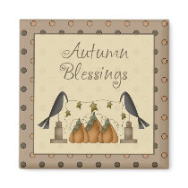 All dem Blessings · Crows, Pumpkins & Stars magnets by CSCountry All dem Blessings · Crows, Pumpkins & Stars magnets