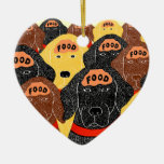 all dogs brains are about the same-Food Ceramic Ornament