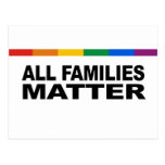 All families matter post card