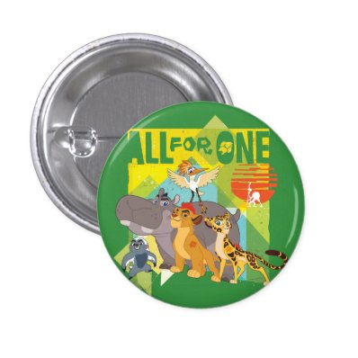 All For One Lion Guard Graphic Button