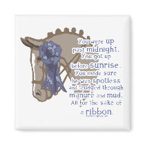 All For The Ribbon magnets by PaintingPony All For The Ribbon magnets