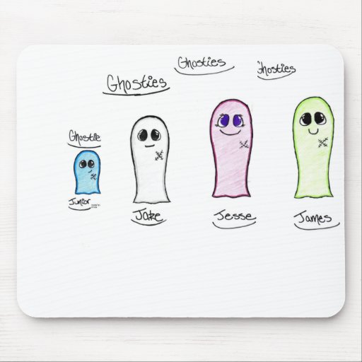 all ghosties mousepads