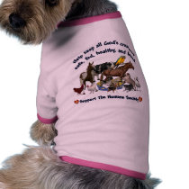All Gods Creatures Humane Society Dog Tee Shirt