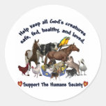 All Gods Creatures Humane Society Sticker