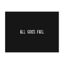 All gods fail postcards