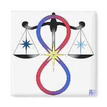 All Gods Universal Power Color - Religious Symbol Fridge Magnet