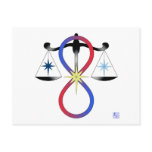 All Gods Universal Power Color - Religious Symbol Post Cards