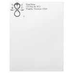All Gods Universal Power Monochrome Symbol Custom Letterhead