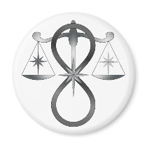 All Gods Universal Power Monochrome Symbol Magnets