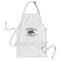 All Grown Up And Still Playing In Dirt Girls aprons