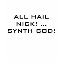 All Hail Nick (Rhodes)! ... Synth God! t-shirts by MystikWolf83 All Hail Nick (Rhodes)! ... Synth God! t-shirts