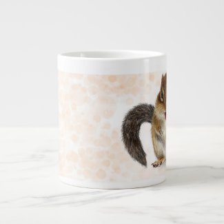 All Hail the Alpha Squirrel Jumbo Mug 20 Oz Large Ceramic Coffee Mug