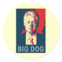 All Hail the Big Dog!  Bill Clinton Products stickers
