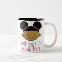 All Hair is Good Hair (Afropuff Bunny) mugs