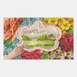 All happiness... rectangular stickers