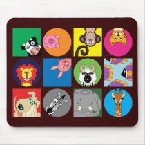 ALL HAPPY ANIMALS mousepads