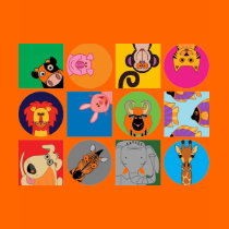 ALL HAPPY ANIMALS t-shirts by nassosvakalis ALL HAPPY ANIMALS t-shirts
