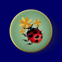 All Heart Ladybug  Buttons