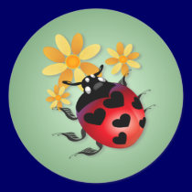 All Heart Ladybug Stickers stickers